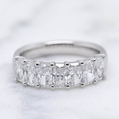 Lab Grown Radiant Cut Diamond Band