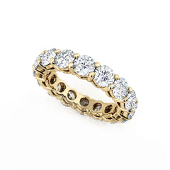 Claw Set Round Diamond Eternity Ring