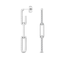 Lab Grown Diamond Chain Earrings