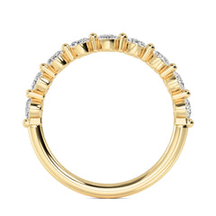 Stackable Oval Lab Grown Diamond Band