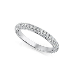 Micro-Pave Set Diamond Wedding Ring