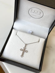 Ladies Diamond Orthodox Cross