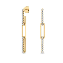 Lab Grown Diamond Chain Earrings