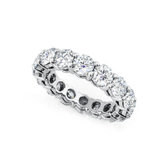 Claw Set Round Diamond Eternity Ring