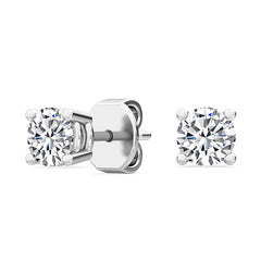 Classic Round Lab Grown Diamond Stud Earrings