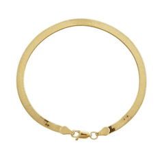 Gold Herringbone Bracelet